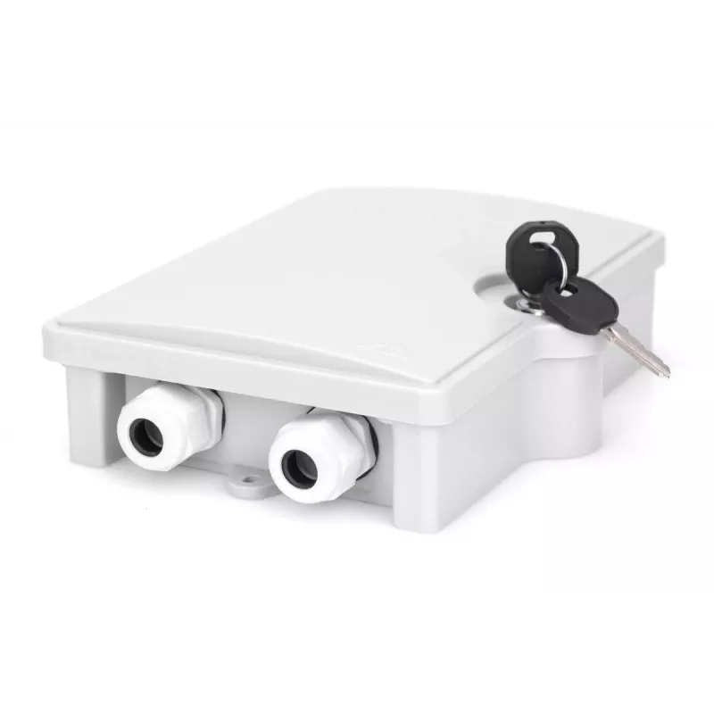 DIGITUS välistingimustes kasutatav FTTH jaotuskarp, IP65 2x SC/SX-adapterile või 2x LC/DX-le