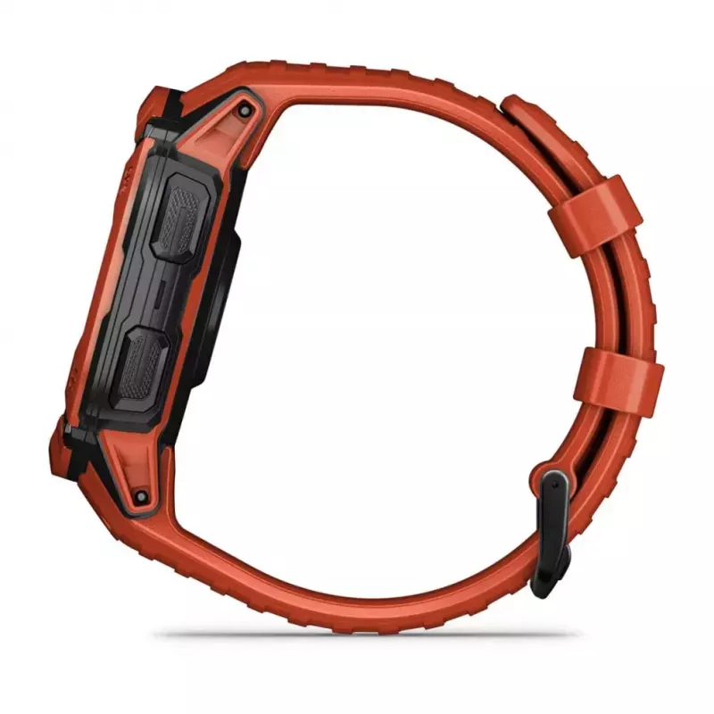 Nutikell GARMIN Instinct 2X Solar — spordikell, 50 mm polümeerkorpus, päikeseenergia laadimine, GPS (GPS/GLONASS/Galileo), 10 ATM, silikoonrihm