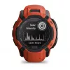 Nutikell GARMIN Instinct 2X Solar — spordikell, 50 mm polümeerkorpus, päikeseenergia laadimine, GPS (GPS/GLONASS/Galileo), 10 ATM, silikoonrihm