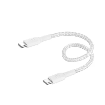 BELKIN Boost Charge USB-C to USB-C kaabel 0,15 m valge
