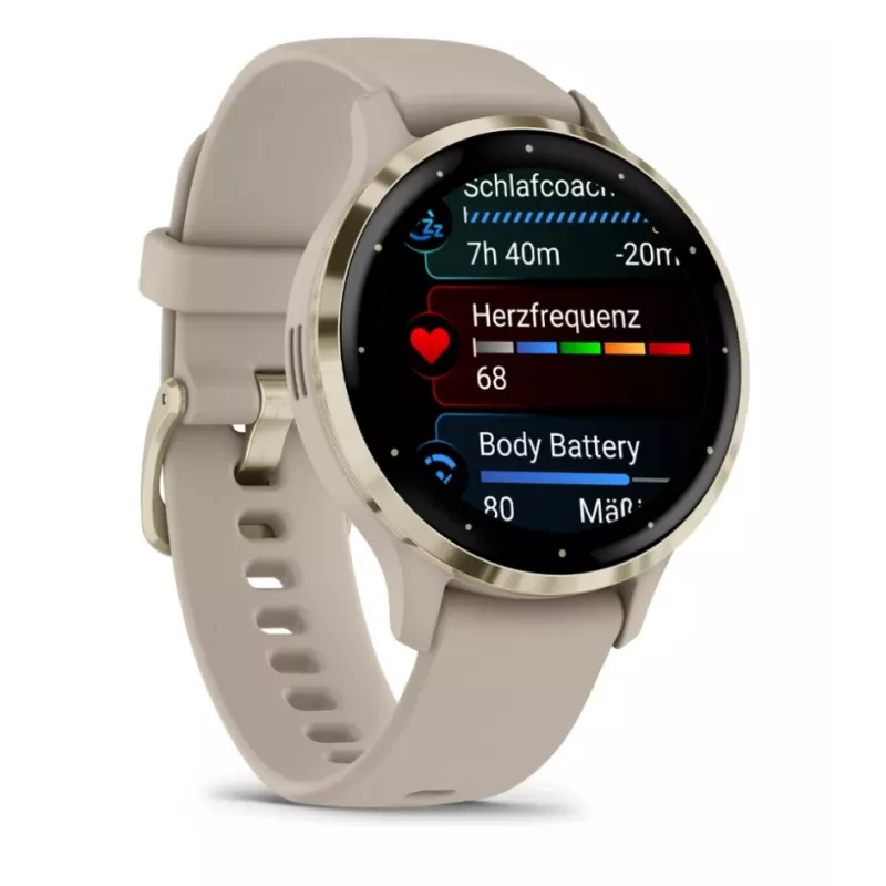 GARMIN INTERNATIONAL Venu 3S - 41 mm - nutikell rihmaga - prantsuse - hall