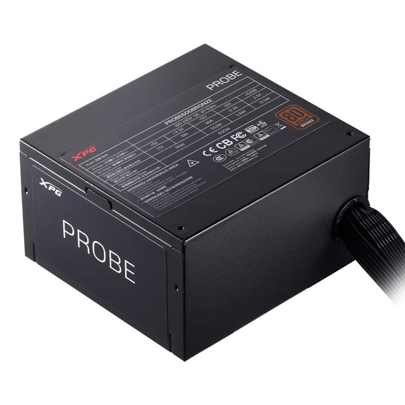 XPG PROBE 700 BRONZE toiteplokk, 700 W, 100 - 240 V, 47 - 63 Hz, 10 A, aktiivne, 19 A