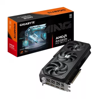 GIGABYTE Radeon RX 9070 XT GAMING 16G graafikakaart - 16GB GDDR6, 256bit, PCI-E 5.0, 2970 MHz Tuumasagedus, 2 x DisplayPort 2.1a, 2 x HDMI 2.1b, GV-R9070XTGAMING-16GD