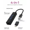ICY BOX IB-HUB1419-LAN USB 3.2 Gen 1 (3.1 Gen 1) Type-A Must