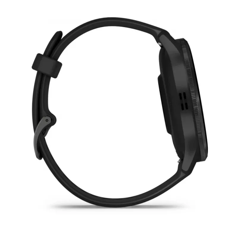 GARMIN INTERNATIONAL Venu 3 - Tumehall roostevabast terasest raam, must korpus ja silikoonrihm - 45 mm