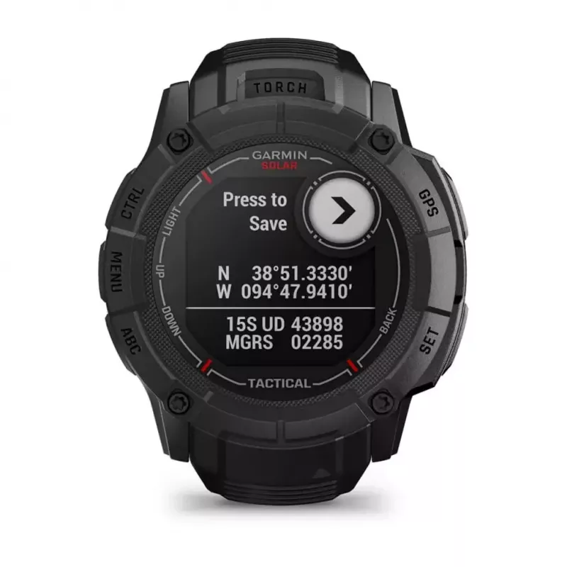 Garmin Instinct 2X Solar Tactical Edition nutikell, 50 mm, must