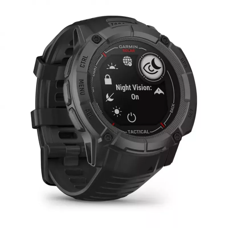 Garmin Instinct 2X Solar Tactical Edition nutikell, 50 mm, must
