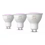 Philips Hue White and colour ambience GU10 – nutikas prožektor – (3-pakk)