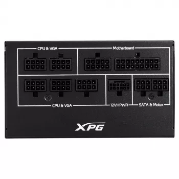 XPG COREREACTOR II 850W toiteplokk, 850 W, 100 - 240 V, 47 - 63 Hz, 12 A, 22 A, 62.5 A