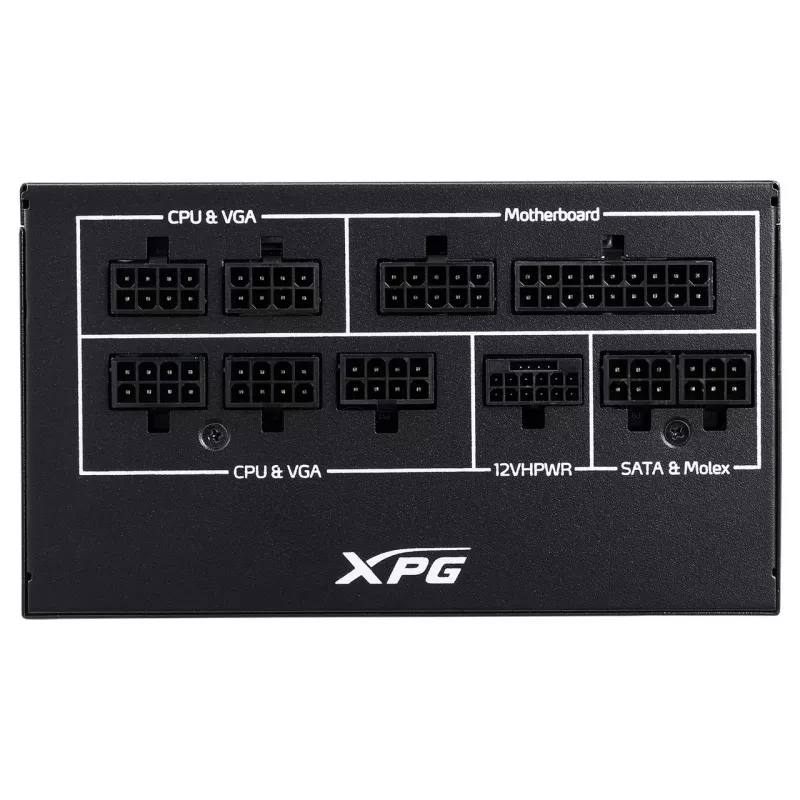 XPG COREREACTOR II 850W toiteplokk, 850 W, 100 - 240 V, 47 - 63 Hz, 12 A, 22 A, 62.5 A