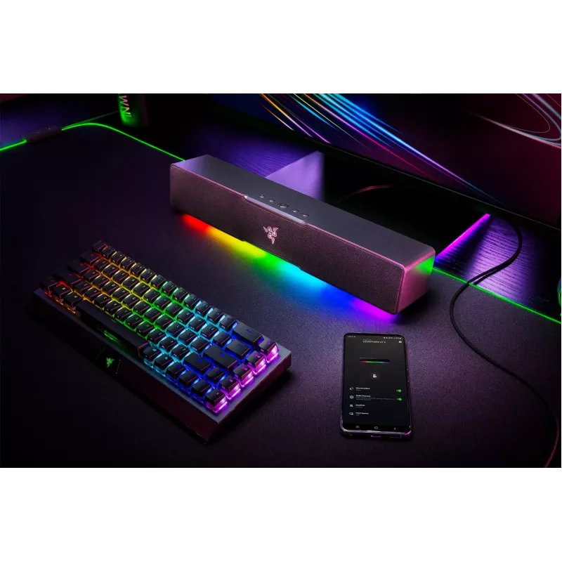 RAZER Leviathan V2 X - Arvutimängude heliriba - must