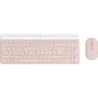 LOGITECH Slim juhtmeta klaviatuuri ja hiire komplekt MK470 - roosa, QWERTY US/rahvusvaheline