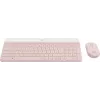 LOGITECH Slim juhtmeta klaviatuuri ja hiire komplekt MK470 - roosa, QWERTY US/rahvusvaheline