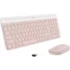 LOGITECH Slim juhtmeta klaviatuuri ja hiire komplekt MK470 - roosa, QWERTY US/rahvusvaheline
