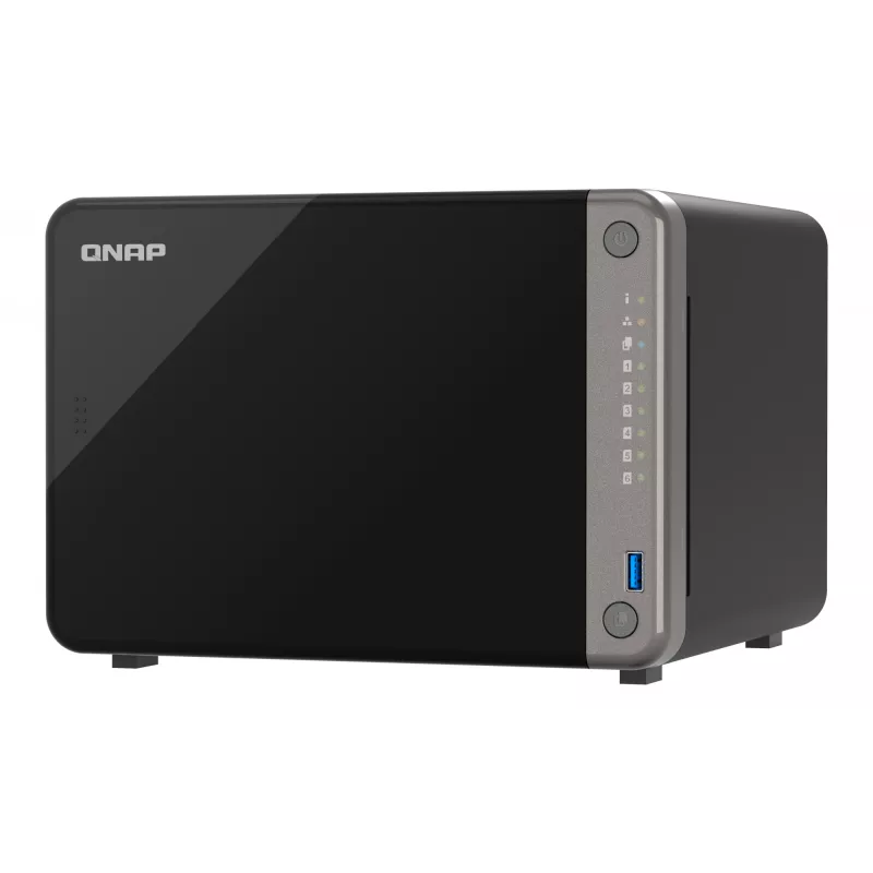 QNAP TS-AI642-8G NAS/server salvestusseade Torn ARM Cortex-A76 8 GB Must