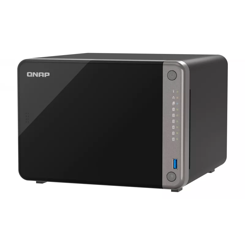 QNAP TS-AI642-8G NAS/server salvestusseade Torn ARM Cortex-A76 8 GB Must