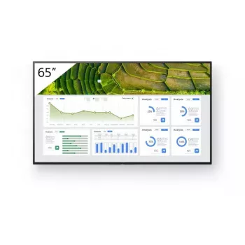 Sony FW-65BZ30L Signage-ekraan Digitaalne silt lameekraan 165,1 cm (65 tolli) LCD Wi-Fi 440 cd/m² 4K Ultra HD Must Android 24/7