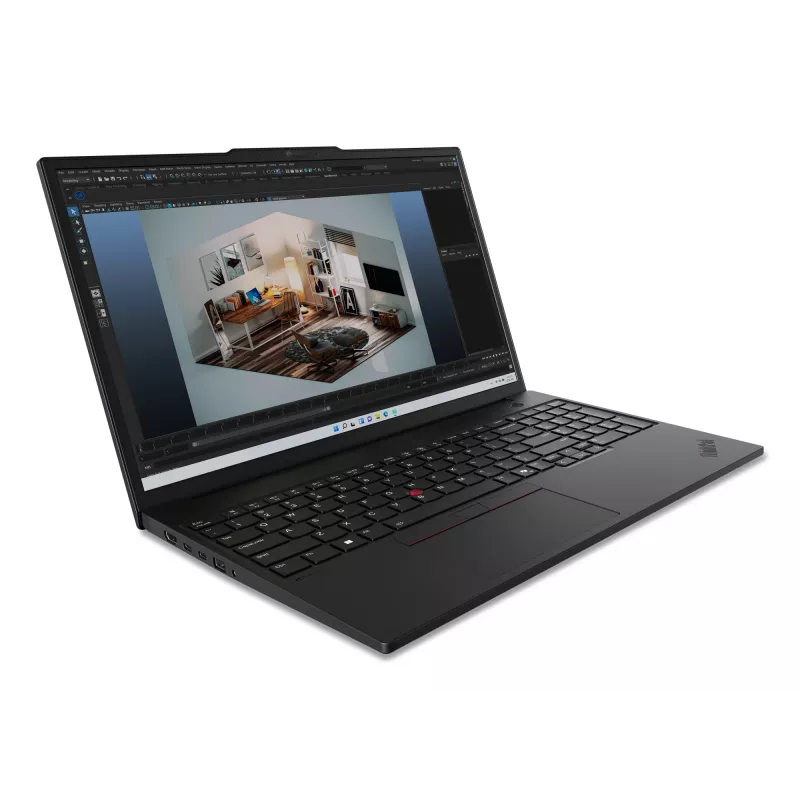 Lenovo ThinkPad P16s Gen 3 (Intel) Intel Core Ultra 7 155H Mobiilne tööjaam 40,6 cm (16 tolli) WUXGA 32 GB DDR5-SDRAM 1 TB SSD Wi-Fi 6E (802.11ax) Windows 11 Pro Saksa Must