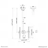 Neomounts NM-C440BLACK laekinnitus monitori/teleri jaoks 32-60 tolli - kõrgus 56-91 cm