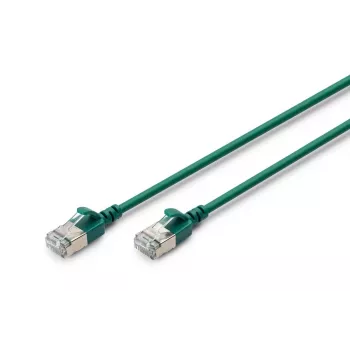 DIGITUS õhuke patch-kaabel - CAT6A - F-FTP - 3m - roheline