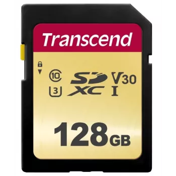 Välkmälu Transcend 128GB SDXC UHS-I 500S