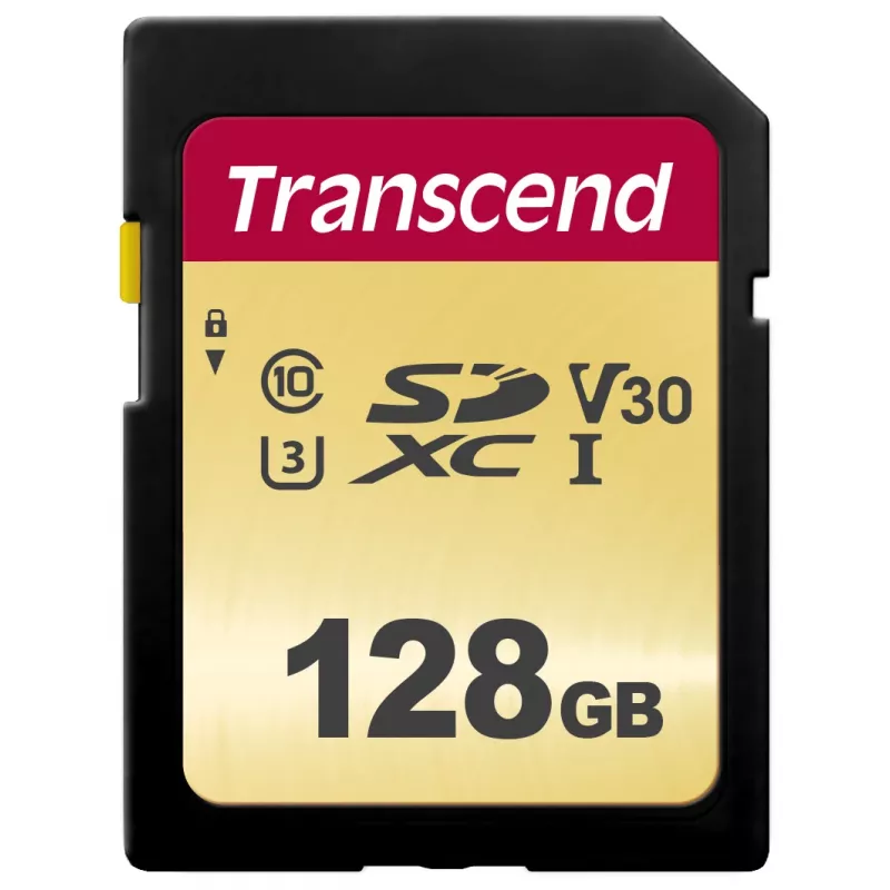 Välkmälu Transcend 128GB SDXC UHS-I 500S