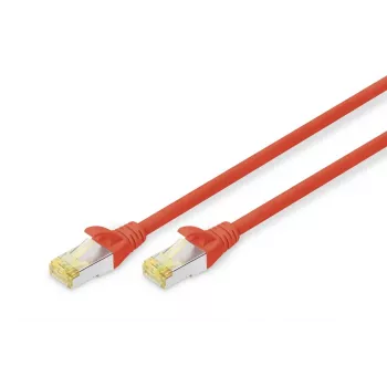 DIGITUS paigalduskaabel - CAT6a - S/FTP - Snagless - Cu - 1m - punane