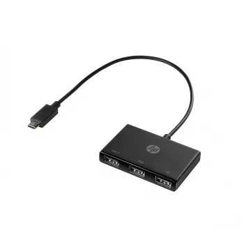 HP USB-C USB-A jaoturisse