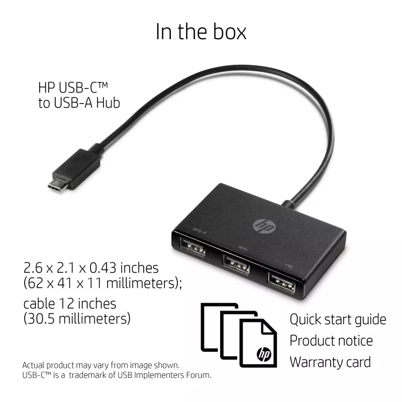 HP USB-C USB-A jaoturisse