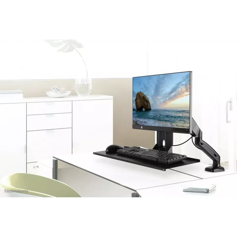 Neomounts KEYB-V200Must klaviatuuri/hiire riiul VESA paigaldusega - laius 65 cm