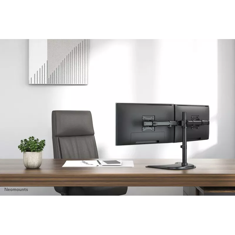 Neomounts NM-D335DBLACK Monitori alus 10-27 tolli, Klambriga/Vabaltseisev/Läbiviiguga, 8 kg, 25,4 cm (10 tolli), 68,6 cm (27 tolli), 100 x 100 mm, Must