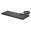 HP 405 Multi-Seadme taustvalgustusega juhtmega klaviatuur, täissuuruses (100%), juhtmega, USB, membraan, must
