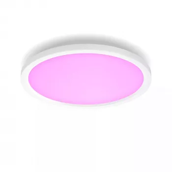 Philips Hue Valge and colour ambience Surimu ümar paneel, nutikas laevalgusti, Bluetooth/Zigbee, valge, LED, mittevahetatav(ad) pirn(id), mitmevärviline