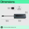HP Universal USB-C Multiport Hub USB 3.2 Gen 1 Type-C Must