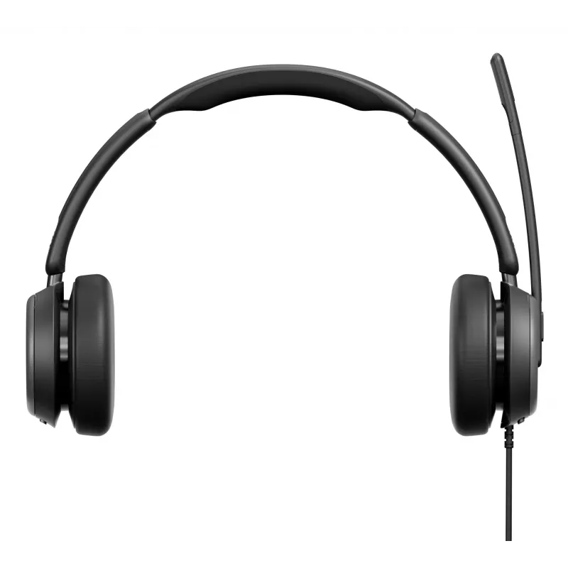 Lenovo 4Z21P85373 kõrvaklapid/peakomplekt Juhtmega Peapael Kontor/Kõnekeskus USB Type-C / USB Type-A Must