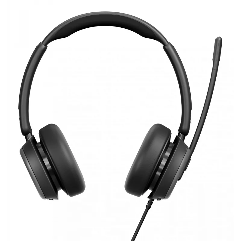Lenovo 4Z21P85373 kõrvaklapid/peakomplekt Juhtmega Peapael Kontor/Kõnekeskus USB Type-C / USB Type-A Must