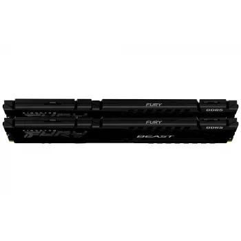 Kingston Technology FURY Beast 16GB 5200MT/s DDR5 CL40 DIMM (kaheosaline komplekt) Must