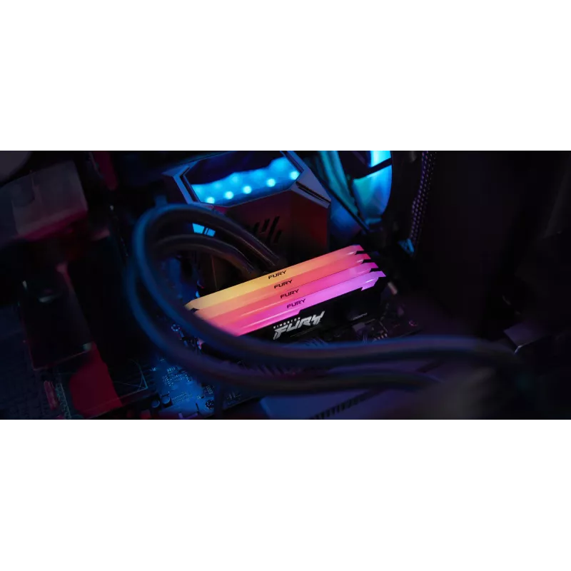 Kingston Technology FURY Beast 64GB 3200MT/s DDR4 CL16 DIMM (2 komplekti) RGB