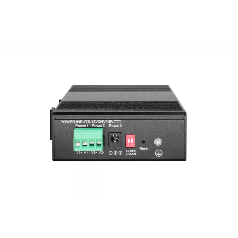 LevelOne Hilbert 6-porti tööstuslik gigabitine PoE Smart Lite lüliti, 2 x SFP, 4 PoE väljundit, 802.3at/af PoE
