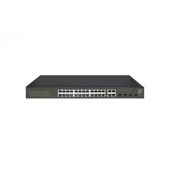Hallatav lüliti LevelOne Hilbert 28-porti Gigabit Smart Lite