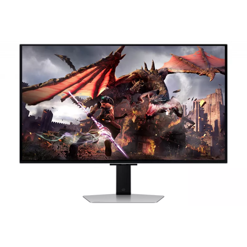 Samsung G80SD arvutimonitor 81,3 cm (32 tolli) 3840 x 2160 4K Ultra HD OLED hõbedane