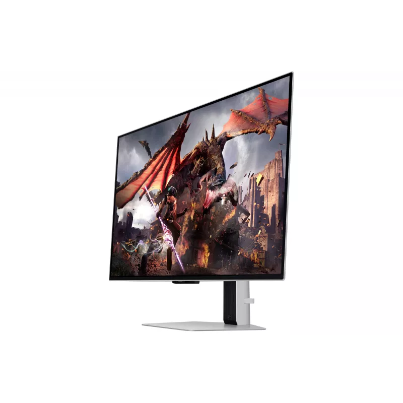 Samsung G80SD arvutimonitor 81,3 cm (32 tolli) 3840 x 2160 4K Ultra HD OLED hõbedane
