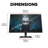 OMEN by HP 23,8-tolline FHD 165 Hz mängumonitor – OMEN 24, 60,5 cm (23,8 tolli), 1920 x 1080 pikslit, Full HD, LCD, 1 ms, must