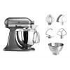 Köögikombain KITCHENAID Artisan 300 W 4,8 L roostevabast terasest kauss hõbedane