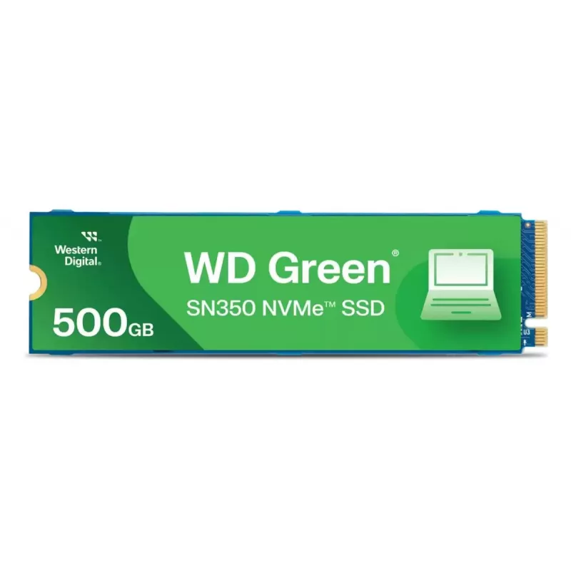 WESTERN DIGITAL SSD - WD roheline SN350 - 500GB - Pci-e Gen3 x4 - M.2 2280 - TLC