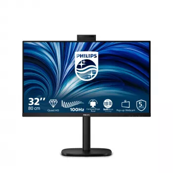 Philips 3000 seeria 32B2U3601H/00 arvutimonitor 80 cm (31,5 tolli) 2560 x 1440 pikslit Quad HD LCD must