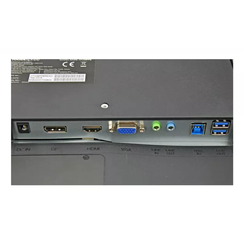 Hannspree HT 248 PPB arvutimonitor 60,5 cm (23,8 tolli) 1920 x 1080 pikslit Full HD LCD puuteekraaniga lauakasutuseks must