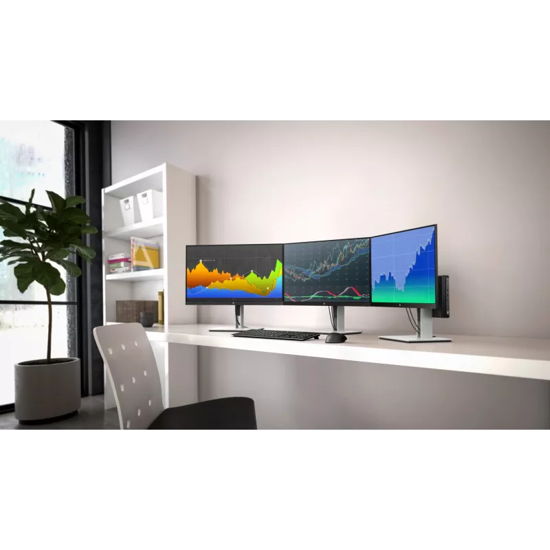 HP E-Series E24 G4 FHD Monitor, 60,5 cm (23,8 tolli), 1920 x 1080 pikslit, Full HD, LCD, 5 ms, must