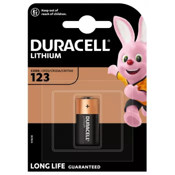 Duracell 123106 majapidamispatarei Ühekordne patarei CR123A Liitium