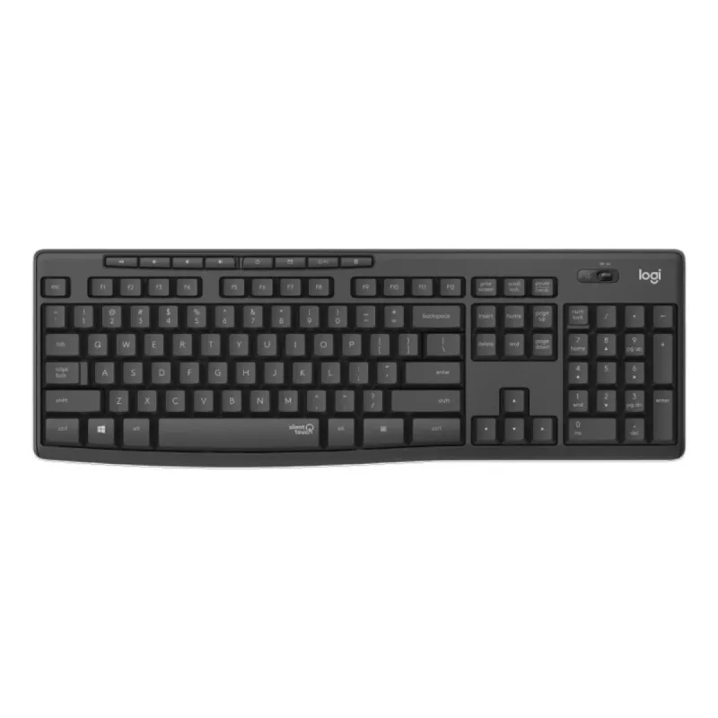 LOGITECH MK295 Vaikne juhtmevaba klaviatuuri/hiire komplekt - Grafiit - Qwertz Šveits/Luks
